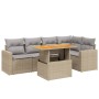 Juego de sofás jardín con cojines 6 pzas ratán sintético beige de , Conjuntos de jardín - Ref: Foro24-3271304, Precio: 424,24...
