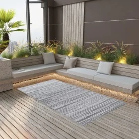 Alfombra de exterior PP gris 160x230 cm de vidaXL, Protectores para exterior - Ref: Foro24-310438, Precio: 37,11 €, Descuento: %