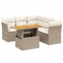 Juego de sofás jardín con cojines 5 pzas ratán sintético beige de , Conjuntos de jardín - Ref: Foro24-3270827, Precio: 443,51...