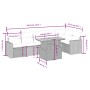 Set sofás de jardín 7 piezas y cojines ratán sintético beige de , Conjuntos de jardín - Ref: Foro24-3271325, Precio: 481,60 €...