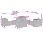 Set sofás de jardín 7 piezas y cojines ratán sintético beige de , Conjuntos de jardín - Ref: Foro24-3272654, Precio: 509,57 €...