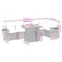 Set sofás de jardín 7 piezas y cojines ratán sintético beige de , Conjuntos de jardín - Ref: Foro24-3271765, Precio: 491,01 €...