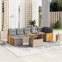 Juego de sofás de jardín con cojines beige 8 pzas ratán PE de , Conjuntos de jardín - Ref: Foro24-3274069, Precio: 510,77 €, ...