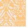 Alfombra de exterior PP naranja y blanco 190x290 cm de vidaXL, Protectores para exterior - Ref: Foro24-310463, Precio: 60,85 ...