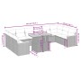 Set de sofás de jardín 11pzas con cojines ratán sintético beige de , Conjuntos de jardín - Ref: Foro24-3273250, Precio: 711,2...