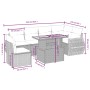 Set sofás de jardín 7 piezas y cojines ratán sintético beige de , Conjuntos de jardín - Ref: Foro24-3272221, Precio: 494,12 €...