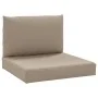 Cojines para palets 2 unidades tela Oxford gris taupé de , Cojines para sillas y sofás - Ref: Foro24-361762, Precio: 66,14 €,...