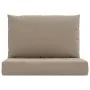 Cojines para palets 2 unidades tela Oxford gris taupé de , Cojines para sillas y sofás - Ref: Foro24-361762, Precio: 66,14 €,...