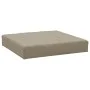 Cojines para palets 2 unidades tela Oxford gris taupé de , Cojines para sillas y sofás - Ref: Foro24-361762, Precio: 66,14 €,...