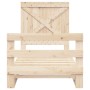 Estructura de cama con cabecero madera maciza de pino 90x200 cm de , Camas y somieres - Ref: Foro24-3281574, Precio: 148,27 €...