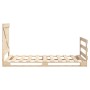 Estructura de cama con cabecero madera maciza de pino 90x200 cm de , Camas y somieres - Ref: Foro24-3281574, Precio: 148,27 €...
