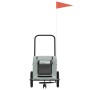 Remolque de bicicleta mascotas hierro tela Oxford gris de , Cochecitos para mascotas - Ref: Foro24-93972, Precio: 99,74 €, De...