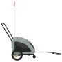 Remolque de bicicleta mascotas hierro tela Oxford gris de , Cochecitos para mascotas - Ref: Foro24-93972, Precio: 99,74 €, De...