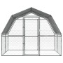 Jaulas perros con techo puerta 2 uds acero galvanizado plateado de , Casetas para perros - Ref: Foro24-3294909, Precio: 250,1...