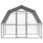 Jaulas perros con techo puerta 2 uds acero galvanizado plateado de , Casetas para perros - Ref: Foro24-3294909, Precio: 279,9...