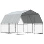 Jaulas perros con techo puerta 2 uds acero galvanizado plateado de , Casetas para perros - Ref: Foro24-3294909, Precio: 250,1...