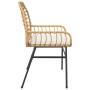 Sillones de jardín con cojines 2 uds ratán sintético marrón de , Sillas de jardín - Ref: Foro24-369094, Precio: 116,92 €, Des...