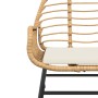 Sillones de jardín con cojines 2 uds ratán sintético marrón de , Sillas de jardín - Ref: Foro24-369094, Precio: 116,92 €, Des...