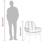 Sillones de jardín con cojines 2 uds ratán sintético marrón de , Sillas de jardín - Ref: Foro24-369094, Precio: 116,92 €, Des...