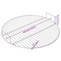 Parrilla redonda de BBQ con asas acero inoxidable 304 Ø44,5 cm de , Accesorios para barbacoas - Ref: Foro24-4010558, Precio: ...