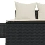 Double sun lounger with black synthetic rattan cushions by , Loungers - Ref: Foro24-368389, Price: 300,95 €, Discount: %