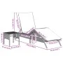 Tumbonas con mesita 2 unidades ratán sintético gris claro de , Tumbonas - Ref: Foro24-4002715, Precio: 274,97 €, Descuento: %