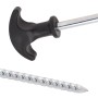 Clavijas para tienda 24 uds acero galvanizado 20 cm Ø7 mm de , Accesorios para tiendas de campaña - Ref: Foro24-4009318, Prec...