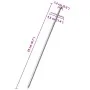 Clavijas para tienda 24 uds acero galvanizado 23 cm Ø6 mm de , Accesorios para tiendas de campaña - Ref: Foro24-4009339, Prec...
