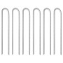 Clavijas de tienda forma U 6 uds acero galvanizado 37 cm Ø10 mm de , Accesorios para tiendas de campaña - Ref: Foro24-4009347...
