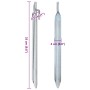 Clavijas de tienda forma V 24 uds acero galvanizado 25 cm Ø20mm de , Accesorios para tiendas de campaña - Ref: Foro24-4009353...