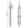 Clavijas de tienda forma V 24 uds acero galvanizado 17 cm Ø20mm de , Accesorios para tiendas de campaña - Ref: Foro24-4009351...