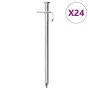 Clavijas para tienda 24 uds acero galvanizado 19,5 cm 8 mm de , Accesorios para tiendas de campaña - Ref: Foro24-4009358, Pre...