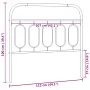 Weißes Metallkopfteil 107 cm von , Kopf- und Fußteile - Ref: Foro24-377196, Preis: 33,31 €, Rabatt: %