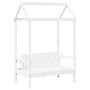 Banco con techo madera maciza de pino blanco 117,5x70x176,5 cm de , Bancos - Ref: Foro24-846995, Precio: 135,51 €, Descuento: %