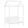 Banco con techo madera maciza de pino blanco 117,5x70x176,5 cm de , Bancos - Ref: Foro24-846995, Precio: 133,74 €, Descuento: %