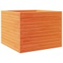 Jardinera de madera maciza de pino marrón cera 60x60x46 cm de , Maceteros y jardineras - Ref: Foro24-3282411, Precio: 142,53 ...