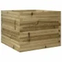 Jardinera de madera de pino impregnada 60x60x46 cm de , Maceteros y jardineras - Ref: Foro24-3282413, Precio: 125,69 €, Descu...