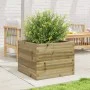 Jardinera de madera de pino impregnada 60x60x46 cm de , Maceteros y jardineras - Ref: Foro24-3282413, Precio: 125,69 €, Descu...