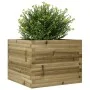 Jardinera de madera de pino impregnada 60x60x46 cm de , Maceteros y jardineras - Ref: Foro24-3282413, Precio: 125,69 €, Descu...