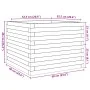 Jardinera de madera de pino impregnada 60x60x46 cm de , Maceteros y jardineras - Ref: Foro24-3282413, Precio: 125,69 €, Descu...