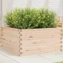 Jardinera de madera maciza de pino 90x90x46 cm de , Maceteros y jardineras - Ref: Foro24-3282424, Precio: 168,06 €, Descuento: %