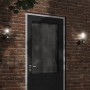 Apliques de exterior con sensor 2 uds acero inoxidable negro de , Iluminación de exterior - Ref: Foro24-4006243, Precio: 59,3...
