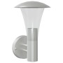 Aplique de exterior de acero inoxidable plateado de , Iluminación de exterior - Ref: Foro24-4006236, Precio: 27,13 €, Descuen...