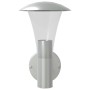 Aplique de exterior de acero inoxidable plateado de , Iluminación de exterior - Ref: Foro24-4006236, Precio: 27,13 €, Descuen...