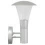 Aplique de exterior de acero inoxidable plateado de , Iluminación de exterior - Ref: Foro24-4006236, Precio: 27,13 €, Descuen...