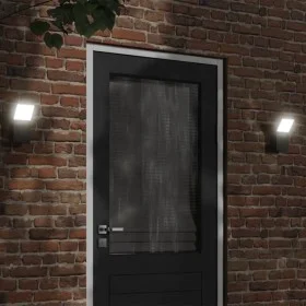 Lámparas de pared LED de exterior 2 uds aluminio fundido negro de , Iluminación de exterior - Ref: Foro24-4006269, Precio: 52...