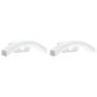Lámparas de pared LED exterior con sensor 2 uds aluminio blanco de , Iluminación de exterior - Ref: Foro24-4006283, Precio: 6...