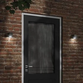 Lámpara de pared de exterior aluminio fundido negro de , Iluminación de exterior - Ref: Foro24-4006310, Precio: 14,07 €, Desc...