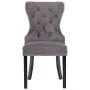 Sillas de comedor 6 unidades terciopelo gris de vidaXL, Sillas de comedor - Ref: Foro24-3055874, Precio: 890,94 €, Descuento: %