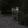 Lámparas de suelo de exterior 3 uds acero inoxidable 100 cm de , Iluminación de exterior - Ref: Foro24-4006352, Precio: 119,5...